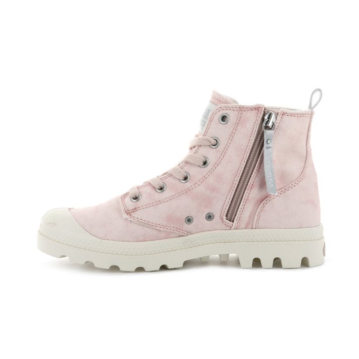 Bottes Palladium Pampa Zip Desertwash Femme Rose | FR KYB130G